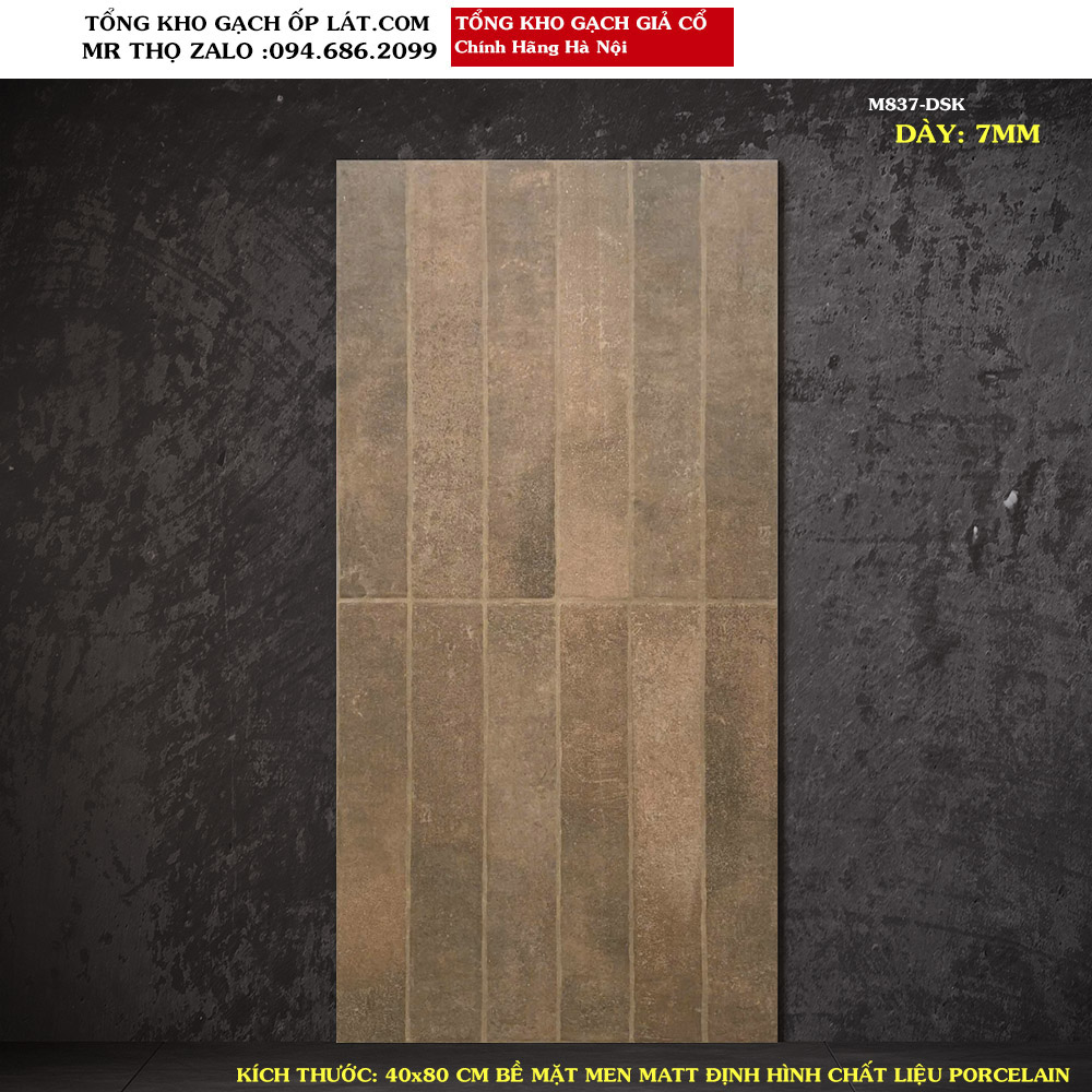 Gạch giả cổ 40x80 M837